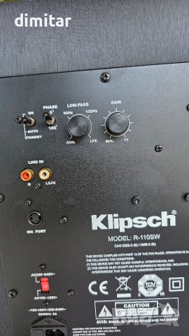 Klipsch R-110SW, снимка 8 - Тонколони - 54490709