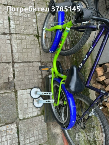 Детско колело с помощни колела, снимка 5 - Детски велосипеди, триколки и коли - 53970040