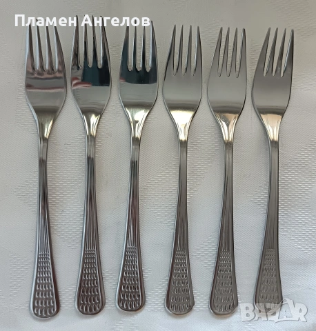 Вилици 6 броя "Петко Денев" Габрово 17.7см.Среден прибор. 