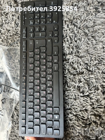 Lenovo USB клавиатура с кирилица – чисто нова, снимка 3 - Клавиатури и мишки - 54440014