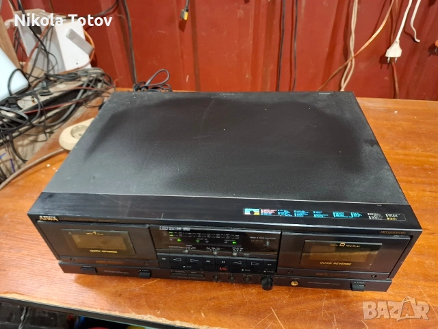 Продава се двукасетен дек Aiwa AD-WX777 Z. , снимка 2 - Декове - 54060248