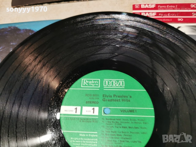 ELVIS PRESLEY MADE IN ENGLAND 0805261925L1, снимка 10 - Грамофонни плочи - 54477789