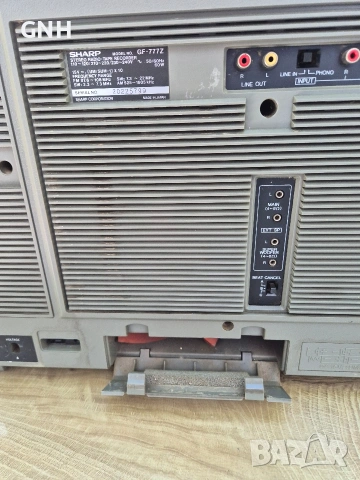 Радиокасетофон Sharp GF-777Z, снимка 9 - Радиокасетофони, транзистори - 55186630