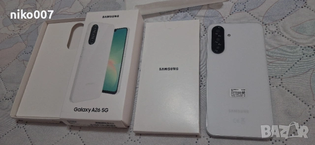 Чисто нов на топ цена Samsung galaxy A26/8GB/256GB+подарък нови слушалки и блутут колонка леново+стъ, снимка 5 - Samsung - 54615820