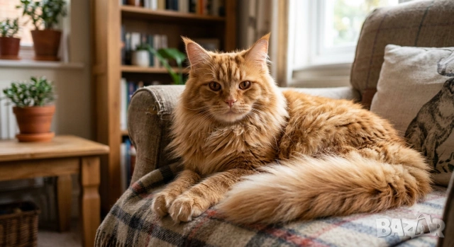 ТЪРСИ СЕ Риж дългокосмест котарак 🐾, снимка 4 - Персийска - 55129380