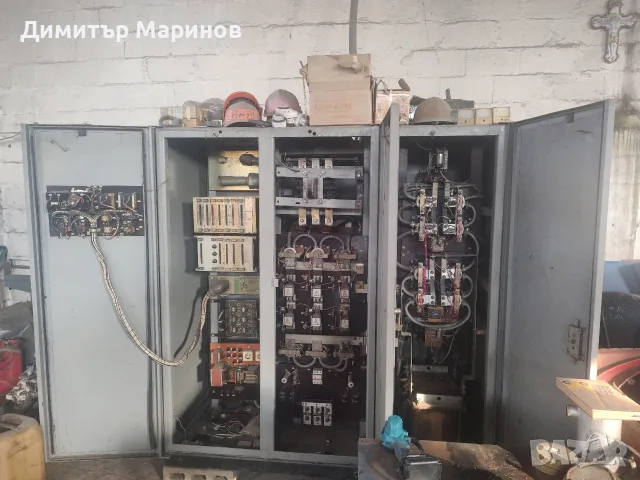 шкаф за управление на леярска пещ 160кг. с кондензатори батерии., снимка 4 - Други машини и части - 55337053
