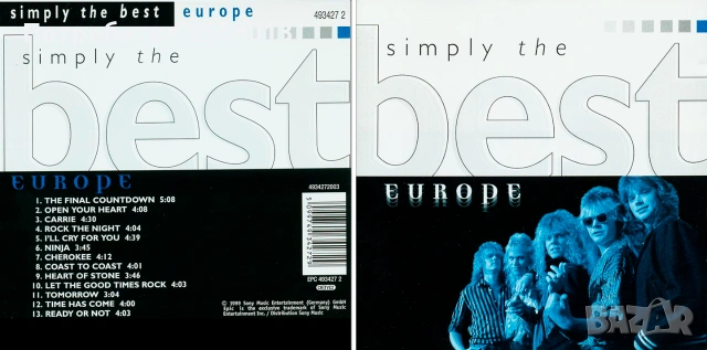CD / ЦД компакт диск - Europe – Rock The Night-The Very Best Of Europe - 2004 [2 CD], снимка 14 - CD дискове - 54873535