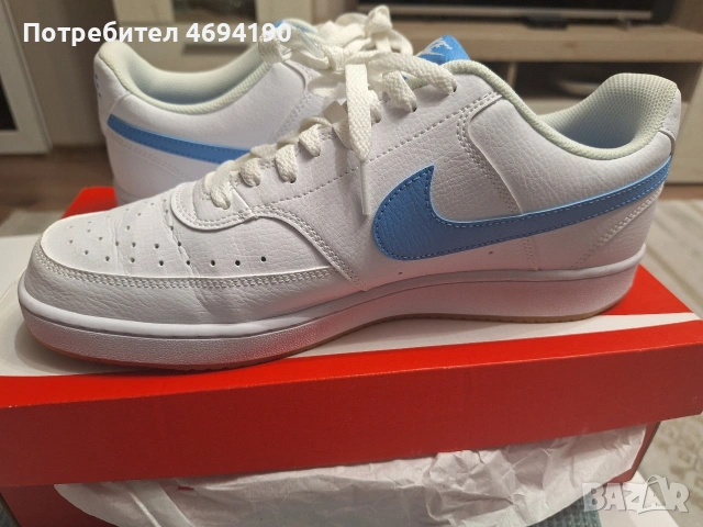 Оригинални мъжки кецове Nike Court Vision, снимка 3 - Маратонки - 55015557