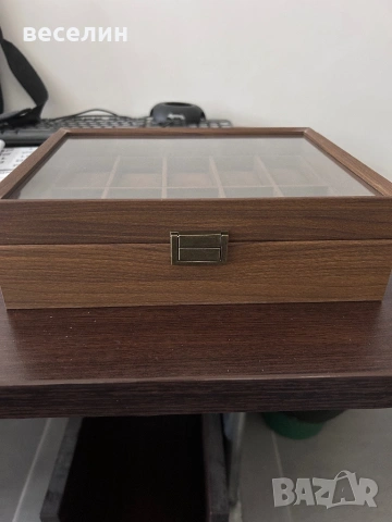 ЛУКСОЗНА ДЪРВЕНА КУТИЯ ЗА 10 ЧАСОВНИКА, снимка 7 - Други - 53974120