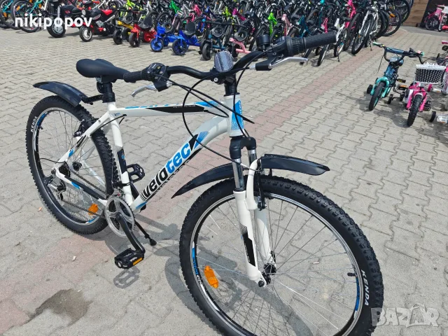 PA Алуминиев велосипед 27.5" PRO бял/син, снимка 4 - Велосипеди - 55553616