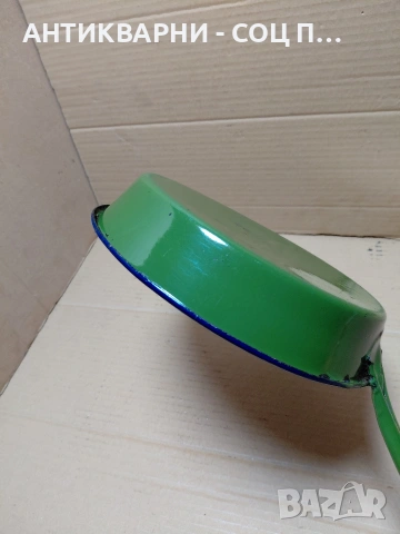 Соц Стар Емалиран Тиган. НОМЕР 342., снимка 8 - Антикварни и старинни предмети - 54101790