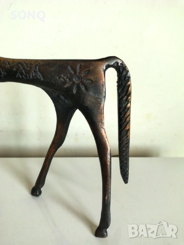 Уникална Бронзова Статуетка - Кон (Етруско Изкуство), снимка 4 - Антикварни и старинни предмети - 54067195