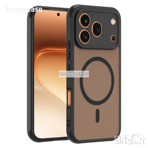 Honor 600 Pro / 600 / 600 Lite / FROSTED MAGSAFE Матов кейс гръб калъф, снимка 9 - Калъфи, кейсове - 54559426