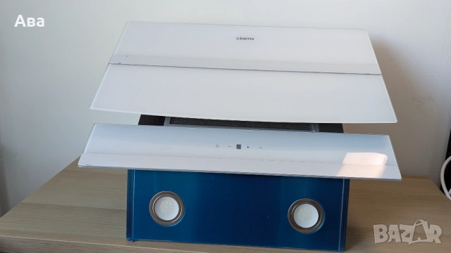CIARRA – кухненска аспирация 60 см, мощна 650 м³/ч, LED, бяла, нова, 200€, снимка 11 - Абсорбатори - 54819626