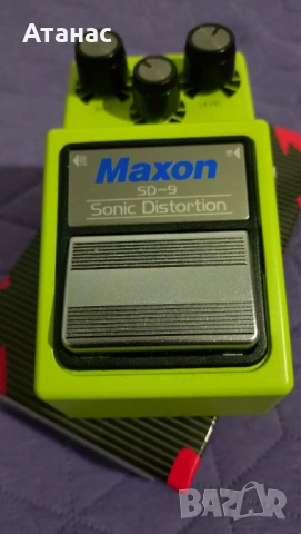 Ефект за китара - Maxon SD-9 Sonic Distortion, снимка 11 - Китари - 54456577