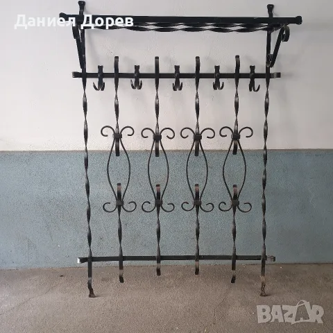 Стенна закачалка от ковано желязо Ретро 