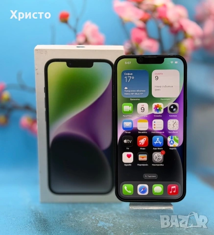 Apple iPhone 14, 128GB, 6GB RAM, 5G, Midnight  , снимка 2 - Apple iPhone - 54485148