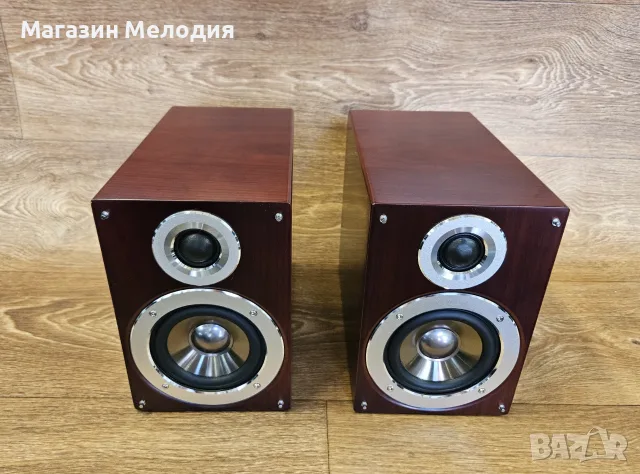 Тонколони Philips MCM772 Heritage – Елегантен дизайн от истинско дърво и кристално чист Hi-Fi звук, снимка 3 - Тонколони - 55361626