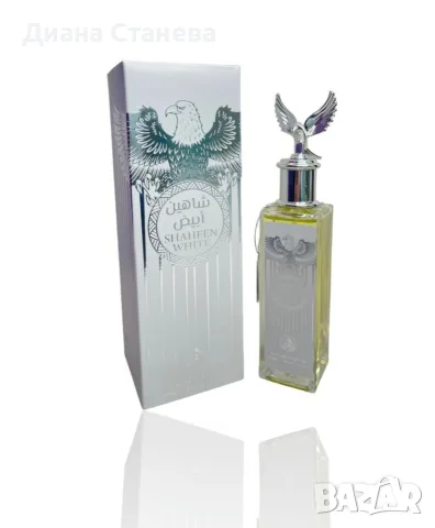 Оригинален арабски мъжки парфюм SHAHEEN WHITE, 100 ML EAU DE PARFUM, снимка 4 - Мъжки парфюми - 55473139