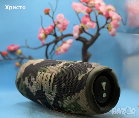 Преносима тонколона JBL Charge 5, Bluetooth, Pro Sound, IP67, PartyBoost, Powerbank, Камуфлаж
, снимка 2 - Тонколони - 55478032