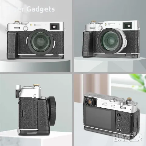 Haoge HG-XVIB L-образен алуминиев грип с Arca Swiss за Fujifilm X100VI, Черен, снимка 7 - Чанти, стативи, аксесоари - 55309453