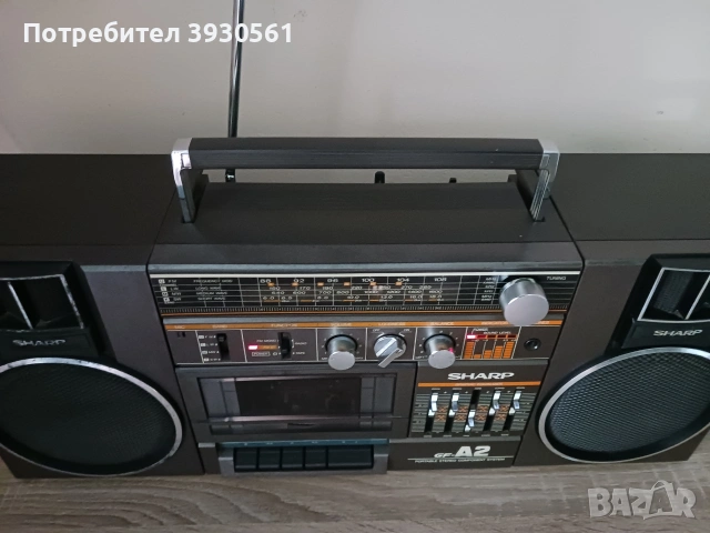 Рядък Колекционерски касетофон SHARP GF A2, снимка 5 - Радиокасетофони, транзистори - 54957799
