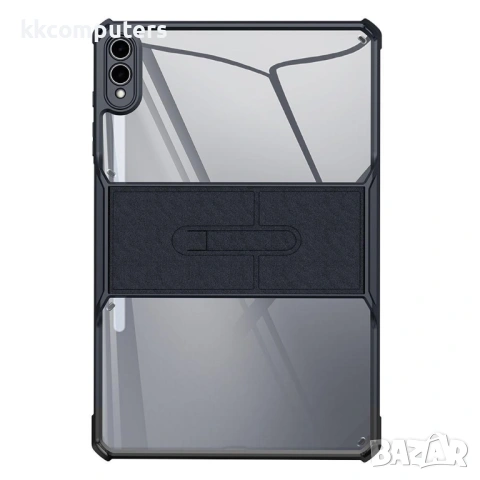 XUNDD калъф за Samsung Tab S10+/S9+ – TPU+PC, подставка, Airbag, протектор, черен, снимка 2 - Калъфи, кейсове - 54519974