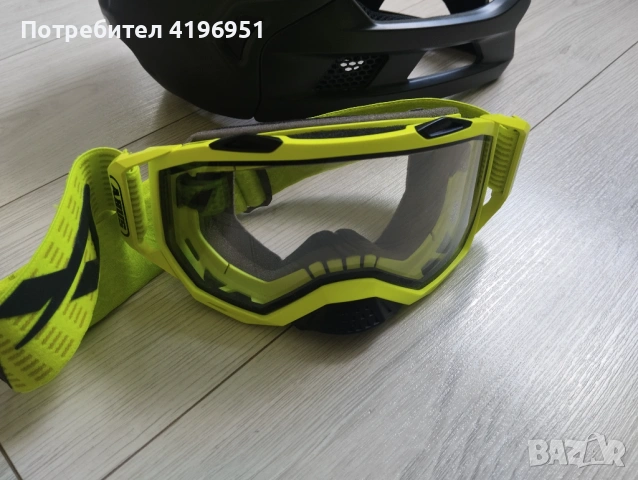 Каска за велосипед - комлект с маска/очила , снимка 7 - Други - 54124207