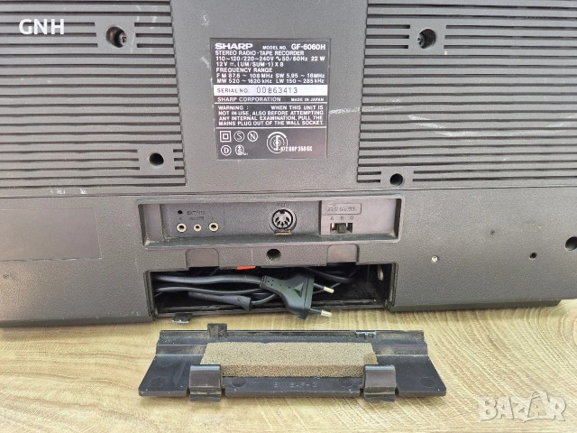Радиокасетофон Sharp GF-6060H, снимка 6 - Радиокасетофони, транзистори - 55188310