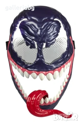 Детска маска Венъм Venom Marvel Spider-Man с подвижен език, снимка 3 - Други - 54946744