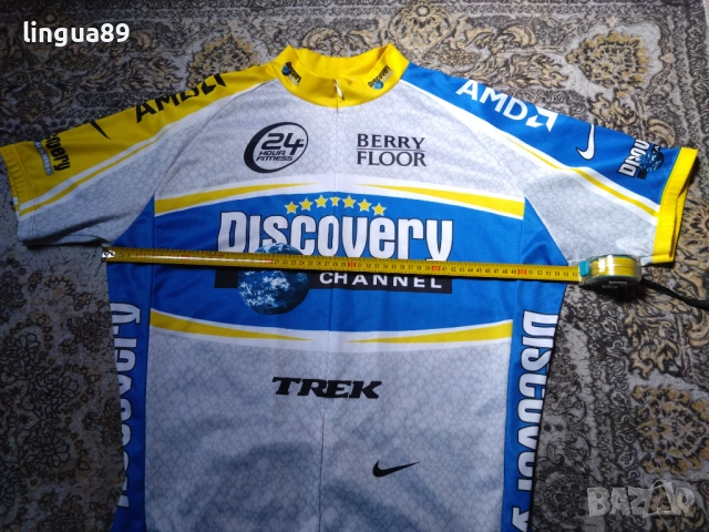 Nike Discovery Channel Stars – къс ръкав джърси, размер XL, снимка 2 - Спортна екипировка - 54099477