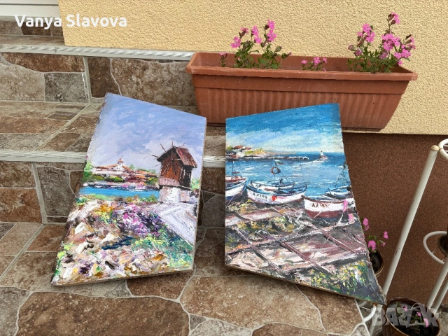 Дървени пана с морски пейзаж, снимка 4 - Пана - 54397361