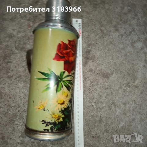 голям стар метален термос , снимка 7 - Други стоки за дома - 54306507