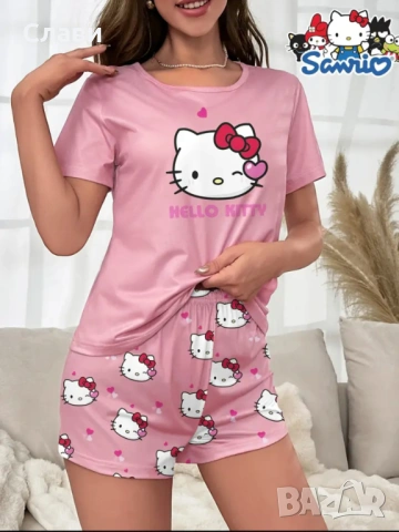 Пижама-комплект Hello Kitty , снимка 5 - Нощници - 54626362