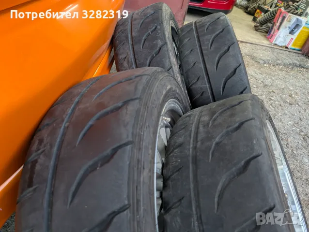 JR10 15 4x100 Toyo R888 195/50/15, снимка 4 - Гуми и джанти - 55438986
