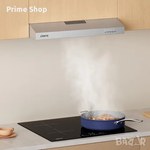 Абсорбатор за вграждане под шкаф CIARRA CBCS6903D, 60 см, 220 m³/h, снимка 11 - Абсорбатори - 55427493