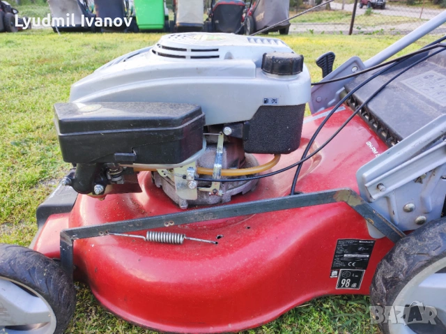 Бензинова косачка с кош Einhell 2014г. 163cm 3,5кс 4t 51см 44кг, снимка 10 - Градинска техника - 54364336