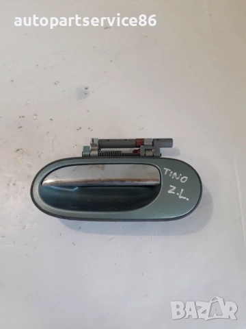 Външна дръжка за задна лява врата зелена за Nissan Almera Tino (2004)