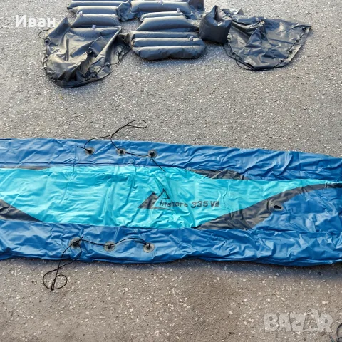 Продавам чисто нова надуваема лодка/каяк Inshore 335 VII, снимка 13 - Уикенд почивки и екскурзии - 55381233