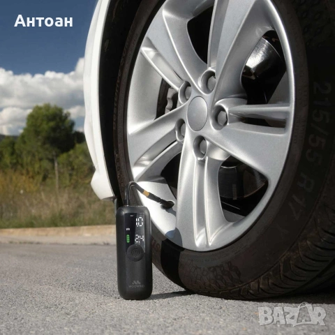 Безжичен компресор за гуми, 150 PSI- WOOWIND LP1, снимка 3 - Аксесоари и консумативи - 55079464