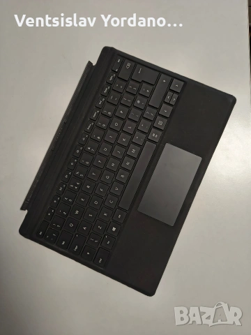 Microsoft Surface Pro Type Cover Keyboard - черна клавиатура / калъф