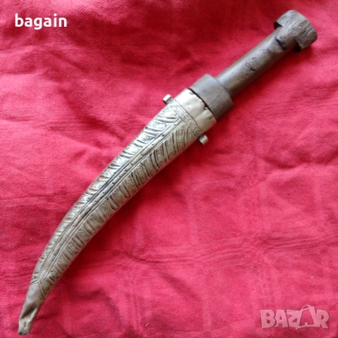 Османска кама, ханджар., снимка 3 - Антикварни и старинни предмети - 54224230