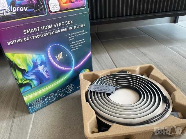 📺 LSC Smart HDMI Sync Box с RGBIC LED лента – Ambilight за телевизор, HDMI Sync, снимка 2 - Приемници и антени - 55249540