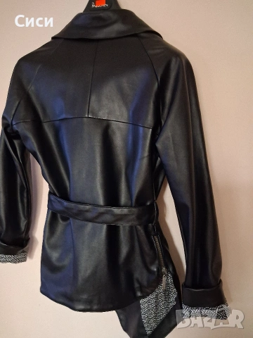 Раздвижено кожено яке , снимка 3 - Якета - 54367972