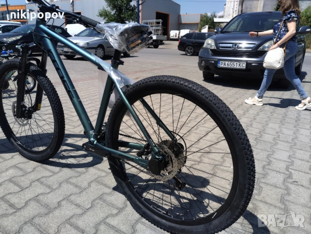 CROSS Велосипед 27.5" GRX 9 зелен, снимка 9 - Велосипеди - 54645662