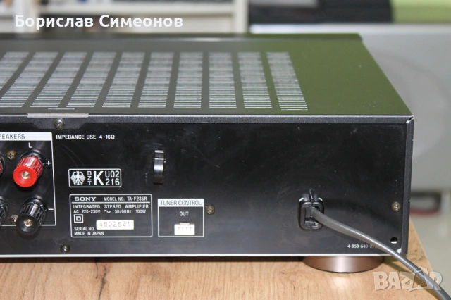 SONY TA-F235R, снимка 8 - Ресийвъри, усилватели, смесителни пултове - 54722985