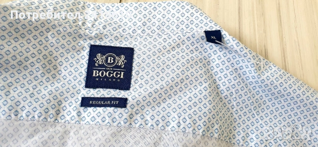 Boggi Milano Regular Fit  Cotton Mens Size XL НОВО ! ОРИГИНАЛ! Мъжка Риза!, снимка 6 - Ризи - 54355786