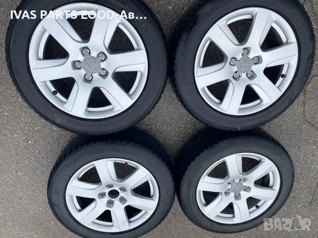 Джанти 17”/5х112 със зимни гуми 225/50/17,Audi A6, снимка 3 - Гуми и джанти - 55027271