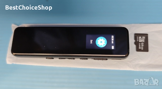 Дигитален диктофон / Voice Recorder с дисплей + аксесоари + memory card 64 GB , снимка 4 - Друга електроника - 54379469