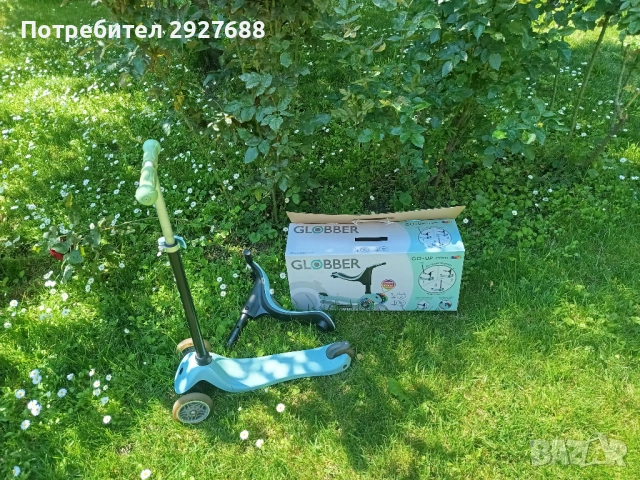Тротинетка 4 в 1 Globber - Go Up Sporty Light, ментова, снимка 5 - Детски велосипеди, триколки и коли - 54896975